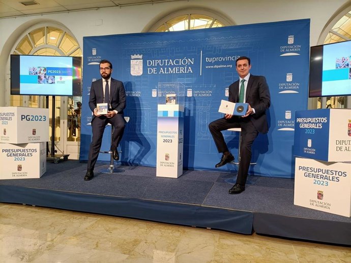 Presentación de los presupuestos de la Diputación de Almería para 2023.