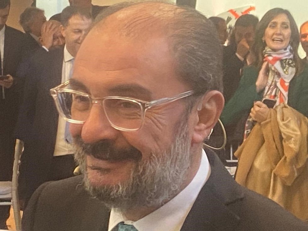 El presidente del Gobierno de Aragón, Javier Lambán