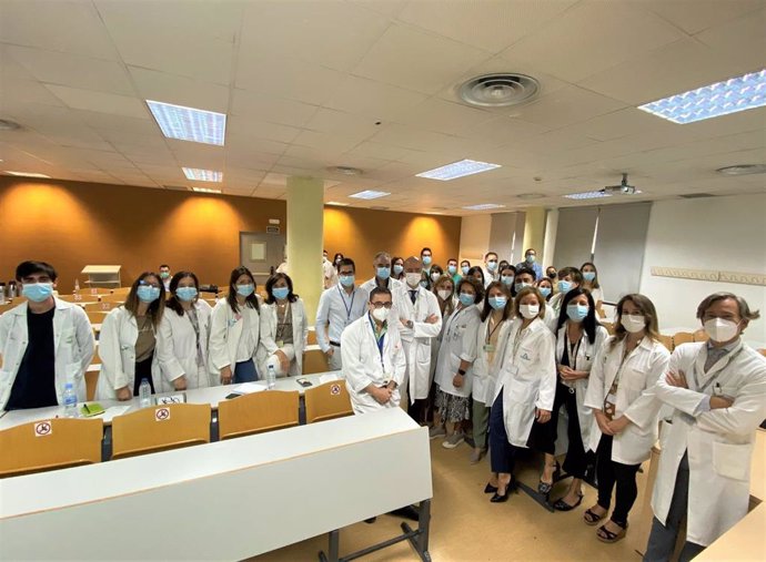 Participantes en la jornada de análisis de la enfermedad oligometastásica en cáncer de próstata.