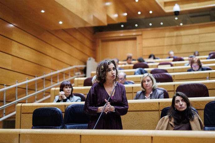 La ministra de Hacienda y Función Pública, María Jesús Montero