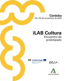 Cartel del encuentro de iLAB Cultura que se celebra en Córdoba.