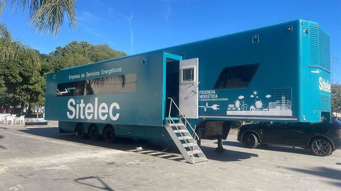 El servicio se ha montado en la Plaza de la Cultura del municipio de Guillena.