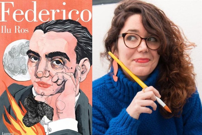 Archivo - La ilustradora Ilu Ros inaugura la grabación de podcast de Radio Mandarache en los centros educativos