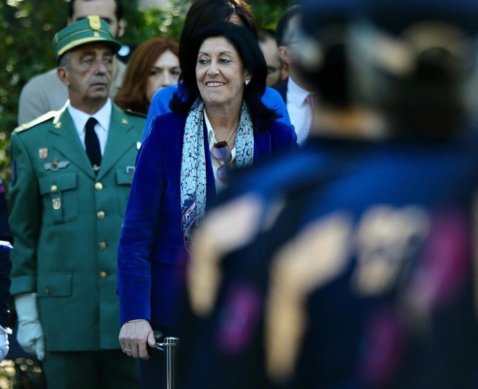 Archivo - La directora del Centro Nacional de Inteligencia (CNI), Esperanza Casteleiro, durante el acto de conmemoración de la festividad de San Juan Bautista, patrón de la Policía Municipal, en el parque de El Retiro, a 24 de junio de 2022, en Madrid (