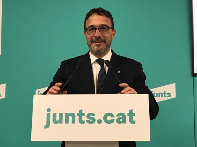 El portavoz de Junts, Josep Rius