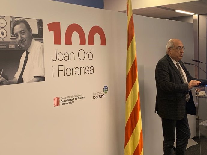 Joaquim Nadal, En La Presentación En Lleida De Los Actos Del Any Joan Oró