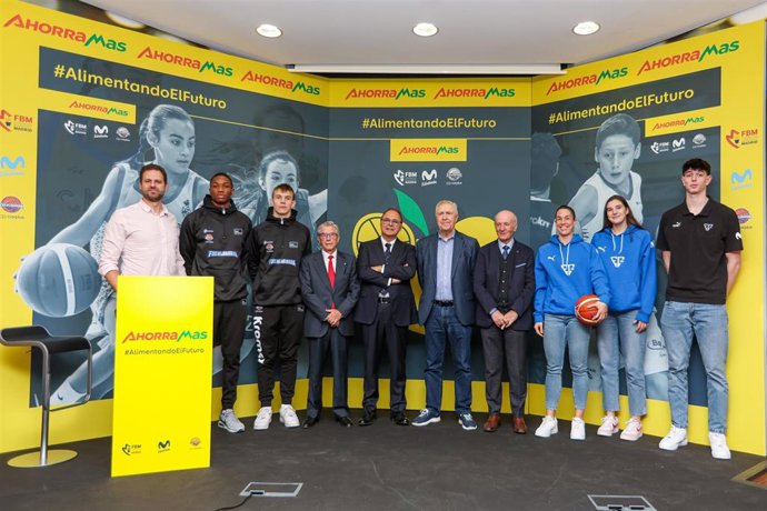 Ahorramas lanza proyecto de vida saludable con canteras del Estudiantes, Fuenlabrada y Federación baloncesto de Madrid