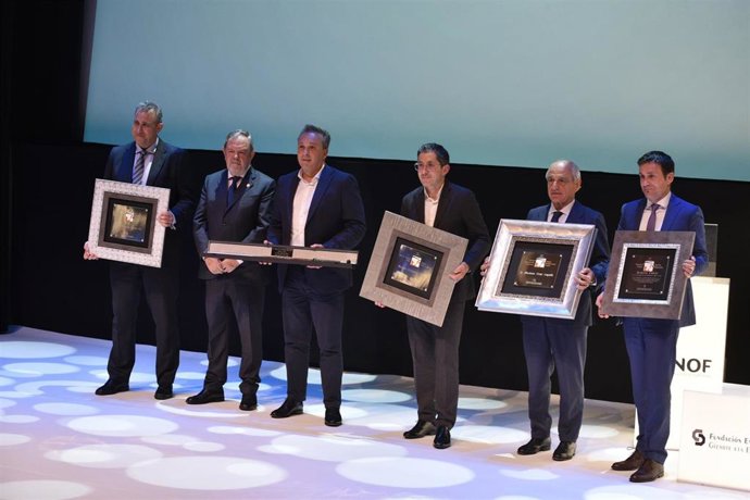 Galardonados en los premios "La Noche de la Empresa Vasca"