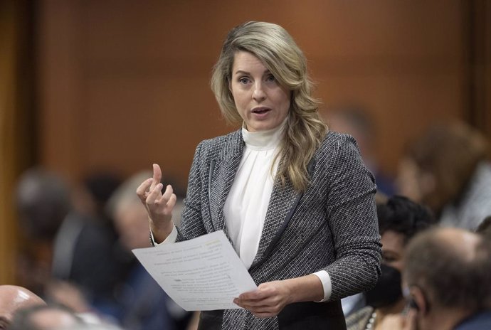 La ministra de Exteriores de Canadá, Mélanie Joly, Ottawa