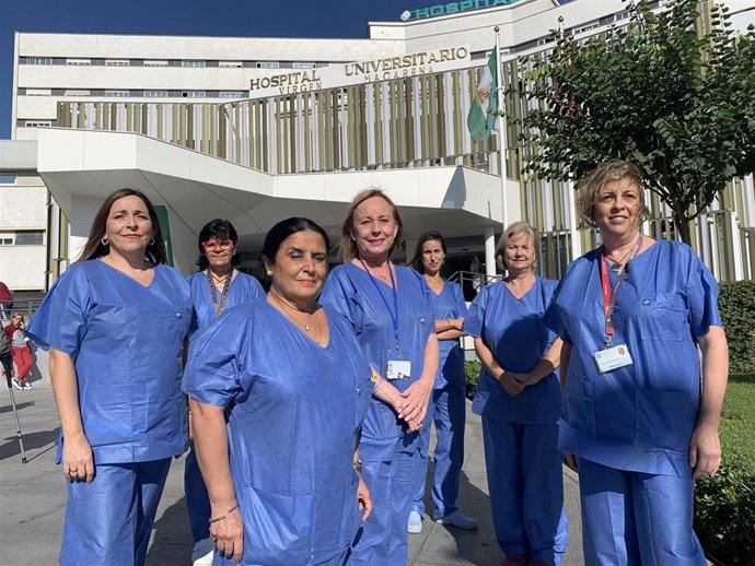 Equipo de Enfermería de Accesos Vasculares del Hospital Virgen Macarena.