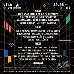 Cartell del Vida Festival 2023