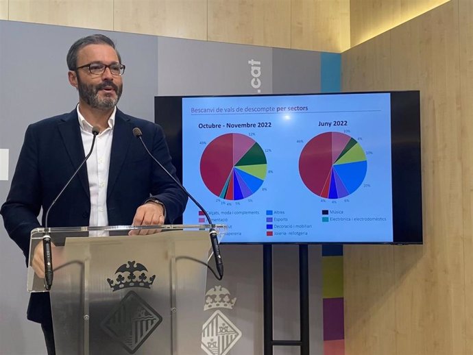 El alcalde de Palma, José Hila, en rueda de prensa este martes.