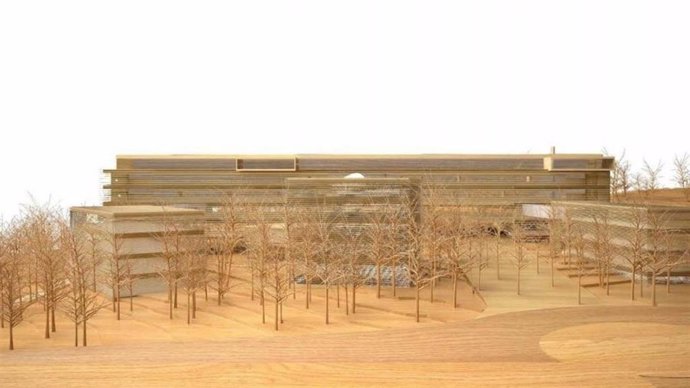 Imagen del proyecto del nuevo centro de Ciencias da Saúde de la USC