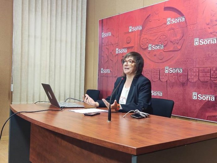 Gloria Gonzalo presenta las propuestas finalistas de los Presupuestos Participativos de Soria.