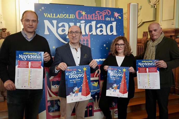 Imagen de la presentación de las acciones encaminadas a animar el consumo en el comercio de proximidad de Valladolid.