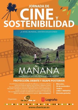 Ayuntamiento de Logroño y Cáritas Chavicar organizan una jornada de Cine y Sostenibilidad, con la proyección de 'Mañana'