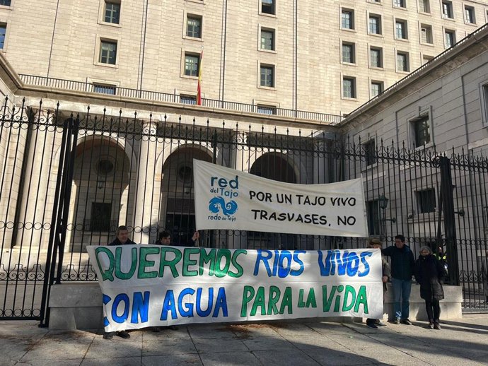 Protesta en el Ministerio de Transición Ecológica