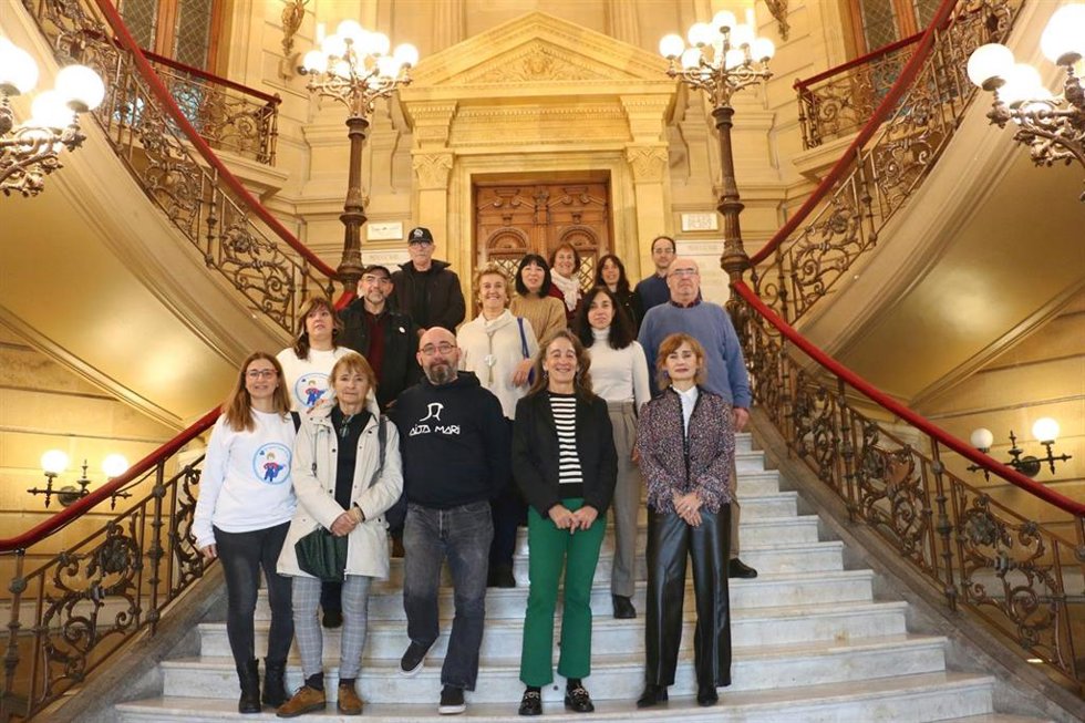 Presentación de las acciones solidarias de Navidad en San Sebastián