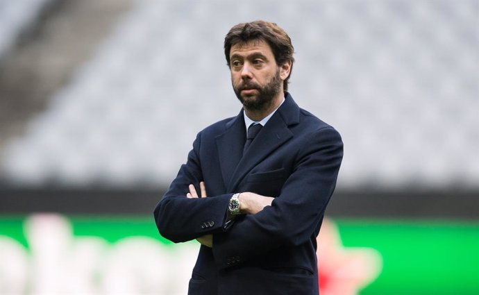 Archivo - FILED - 15 March 2016, Bavaria, Munich: Juventus' President Andrea Agnelli is pictured at the Allianz Arena during the 2016 UEFA Champions League. Photo: picture alliance / dpa