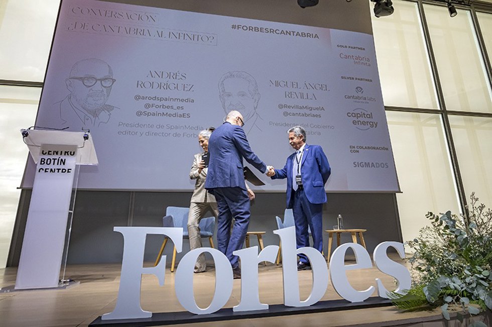 El presidente de Cantabria, Miguel Ángel Revilla, en el foro de Forbes