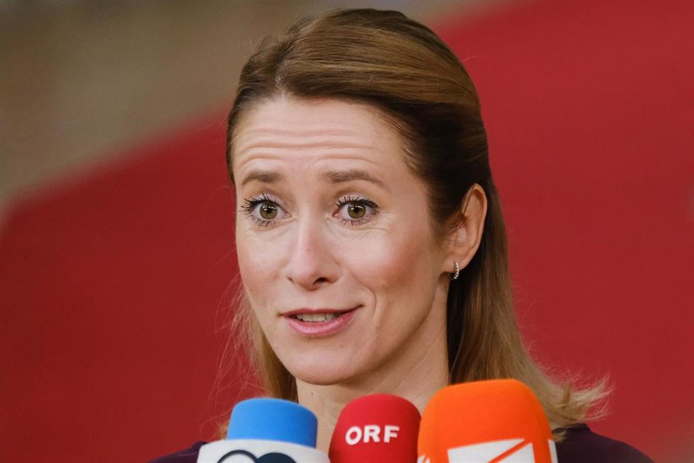 Archivo - Kaja Kallas, primera ministra de Estonia