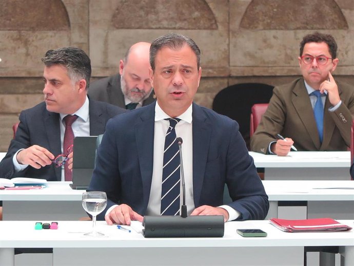 Comparecencia de Marcos Ortuño, consejero de Presidencia, Turismo, Cultura y Deportes