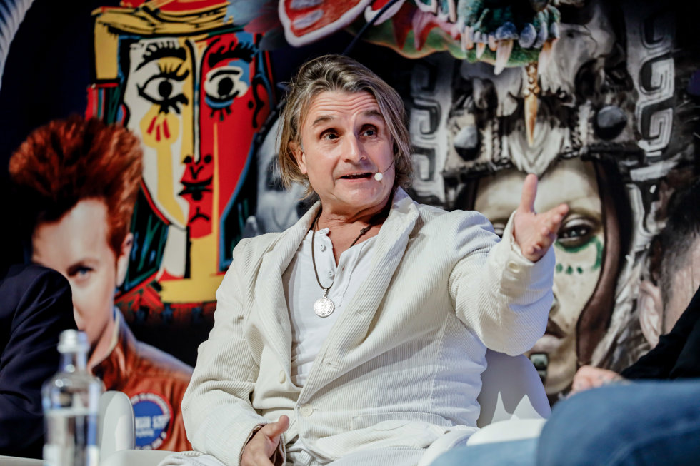 El músico y compositor Nacho Cano, creador de 'Malinche El Musical', participa durante la presentación de la programación de espectáculos y eventos de ocio para Navidad