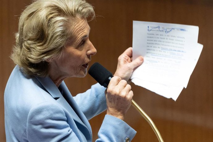 Caroline Cayeux, secretaria de Estado de Colectividades Territoriales de Francia