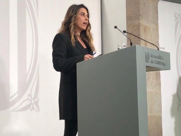 La portavoz del Govern, Patrícia Plaja