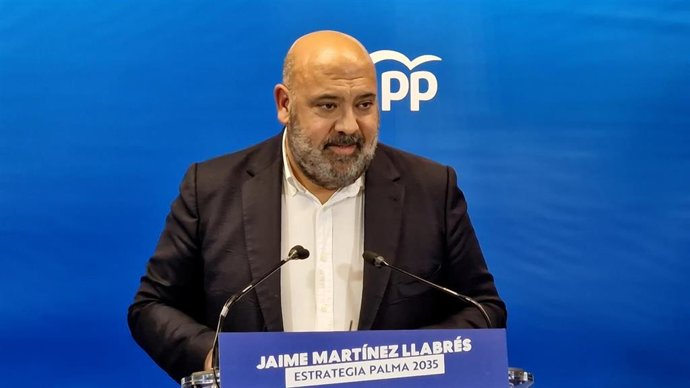 El presidente del PP de Palma, Jaime Martínez.