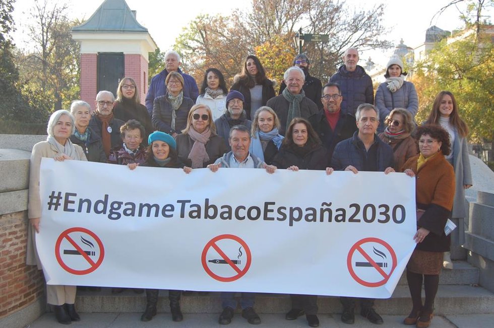 Imagen de las organizaciones convocantes en El Retiro.