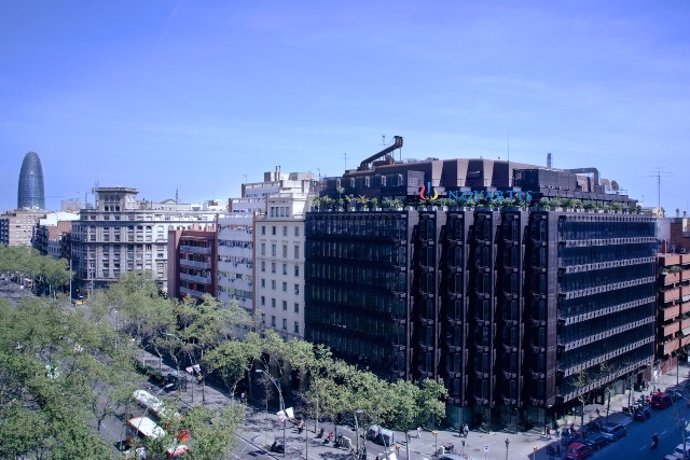 Archivo - Sede de la farmacéutica Novartis en Barcelona