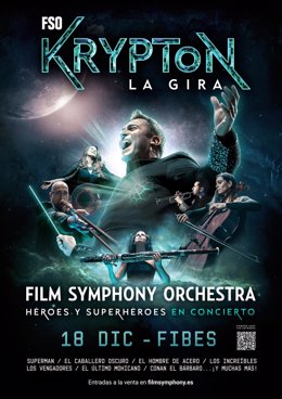 Cartel de la gira de la Film Symphony Orchestra