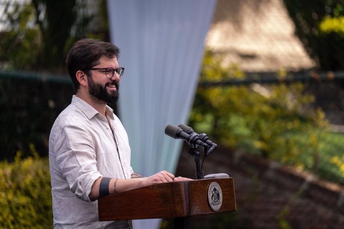 El presidente de Chile, Gabriel Boric