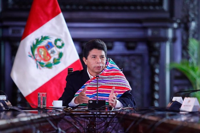 El presidente de Perú, Pedro Castillo