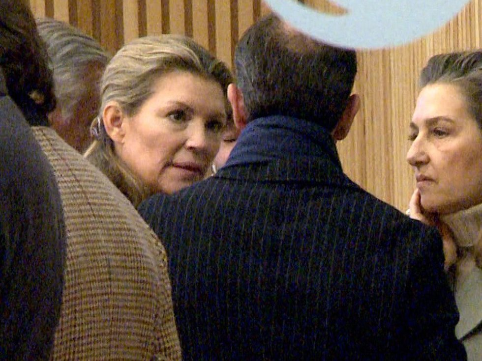 Patricia Rato, en el velatorio de su tía María de los Ángeles Rato Figaredo