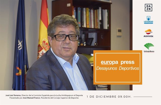 El director de la CELAD, José Luis Terreros, será el protagonista este jueves de los Desayunos Deportivos de Europa Press.