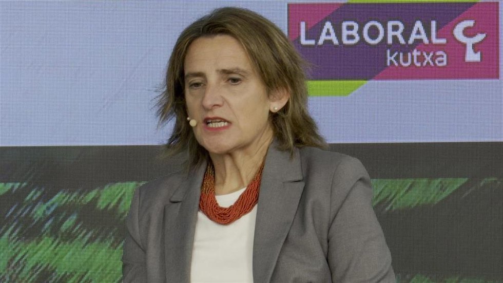 La vicepresidenta Tercera del Gobierno y Ministra para la Transición Ecológica y el Reto Demográfico, Teresa Ribera
