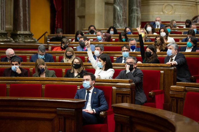 Archivo - La portavoz de ERC, Marta Vilalta, en una foto de archivo