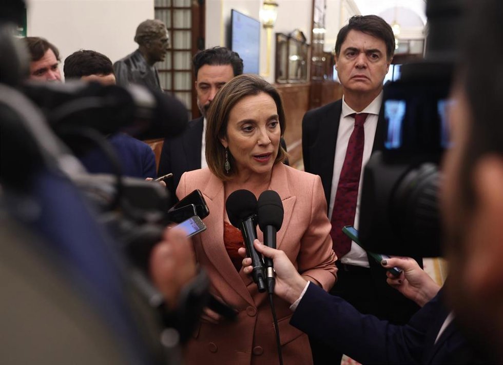 La portavoz parlamentaria del PP en el Congreso, Cuca Gamarra.
