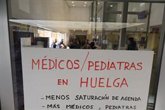 Foto: Médicos y pediatras de AP se manifiestan este miércoles entre la Consejería y la sede de la Comunidad de Madrid