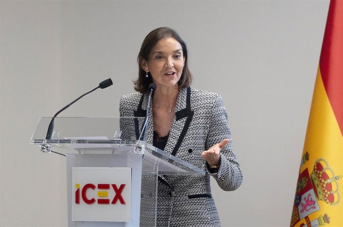 La ministra de Industria, Comercio y Turismo, Reyes Maroto