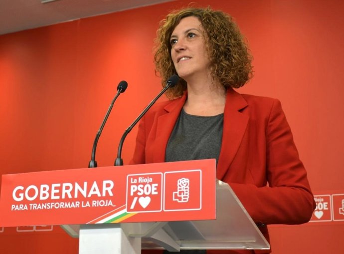 La secretaria de Organización del PSOE riojano, María Marrodán