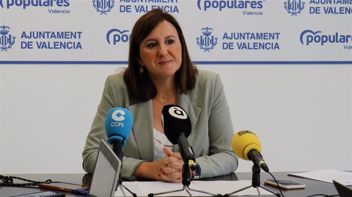 Archivo - La portavoz del PP en el Ayuntamiento de Valncia, María José Catalá, en una imagen de archivo. 