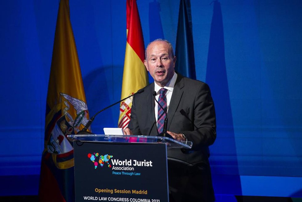 Archivo - El exministro de Justicia, Juan Carlos Campo,.