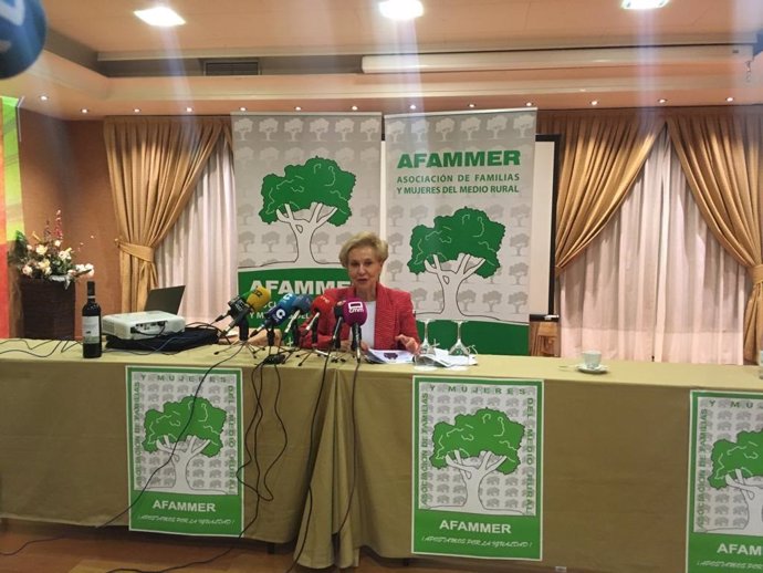 La presidenta de Afammer, Carmen Quintanilla.