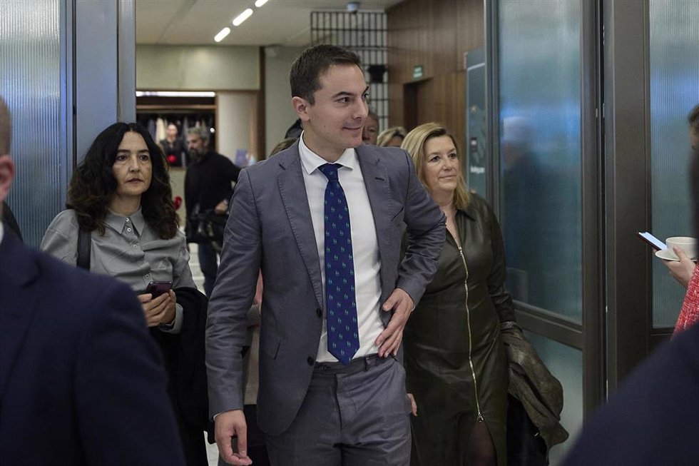 El secretario general del PSOE-M, Juan Lobato. Archivo.