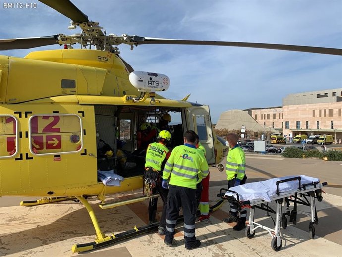 Imagen de los efectivos que han participado en el rescate