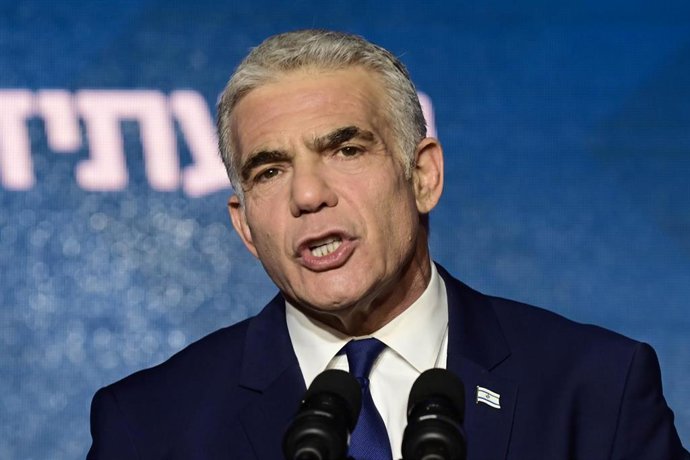 El primer ministro en funciones de Israel, Yair Lapid