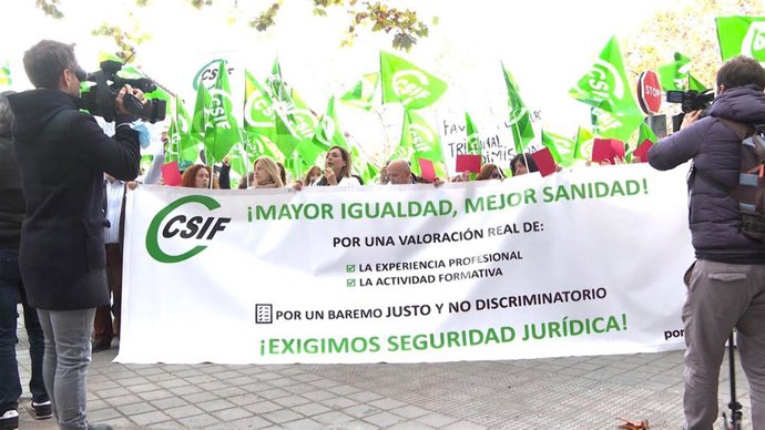 CSIF se sumará a la huelga de médicos en enero si no ve "mejoras y logros concretos" este próximo mes